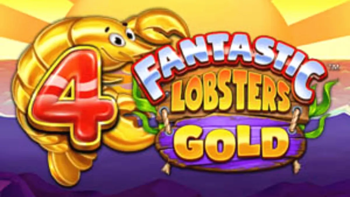Interface do jogo 4 Fantastic Lobsters Gold com criaturas marinhas e tesouros